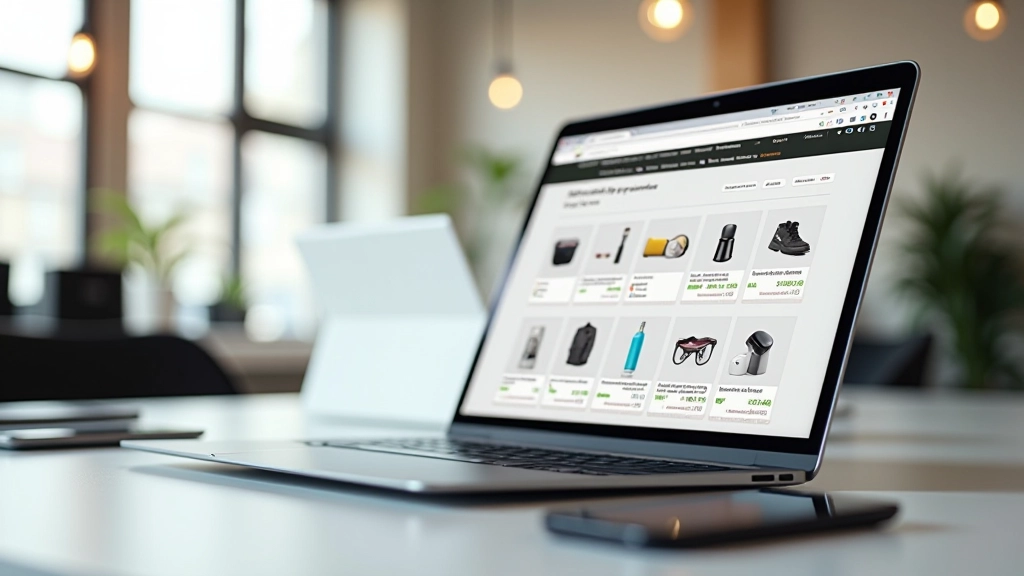Webshop optimalisatie werkruimte met modern design